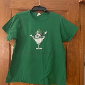 Green Graphic Short Sleeve Tee